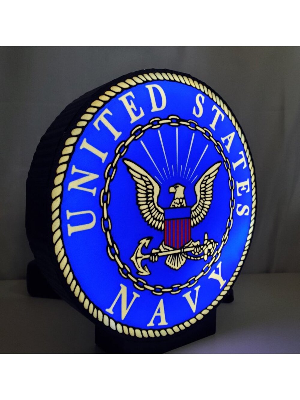 United States Navy LED Light Box Sign | USB Powered | Made in USA